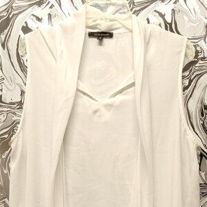 Ellen Weaver sleeveless blouse with bow